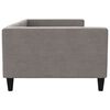 vidaXL Tagesbett Taupe 100x200 cm Stoff