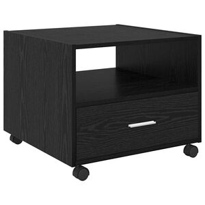 vidaXL Couchtisch Schwarz Eichen-Optik 55 x 55 x 45 cm Holzwerkstoff