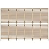 vidaXL Paravent 6-tlg. Beige Poly Rattan