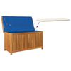 vidaXL Outdoor-Kissenbox 113x50x60,5 cm Massivholz Akazie