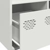 vidaXL Highboard Wei&szlig; 101,5x39x103,5 cm Stahl