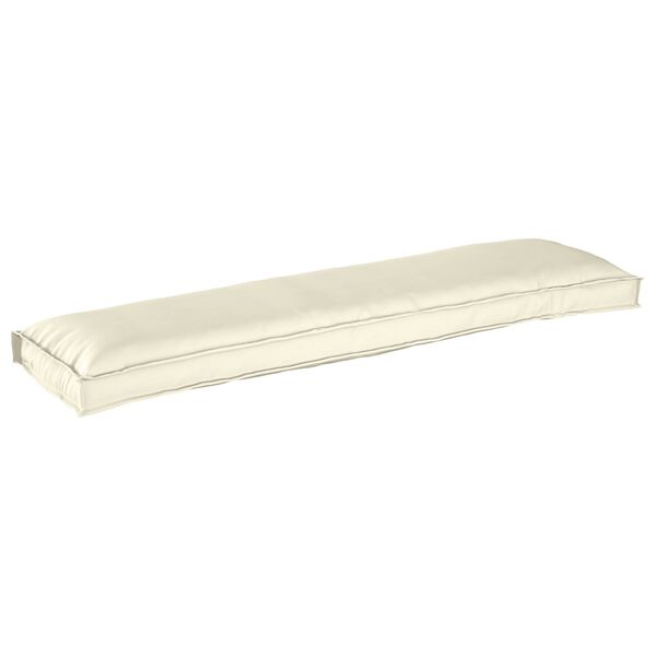 vidaXL Kissen Creme 150 x 40 x 8 cm Oxford-Stoff