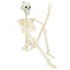 vidaXL Halloween Skelett 2 Stk. Wei&szlig; 85 cm Polypropylen