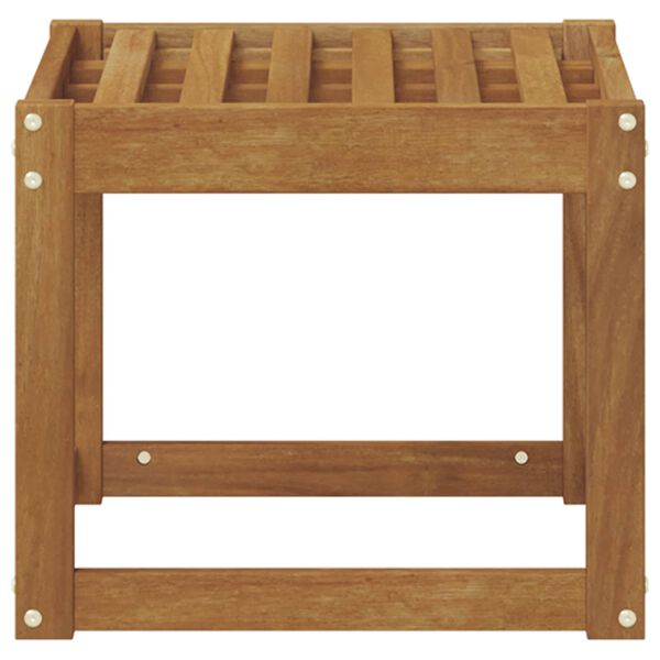 vidaXL Hocker Bank Natur 43 x 43 x 37 cm Massivholz Akazie