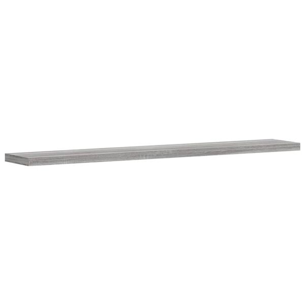 vidaXL Wandregale 4 Stk. Grau Sonoma 60x10x1,5 cm Holzwerkstoff