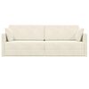 vidaXL Boden-Sofa-Bett 200cm Creme Samt