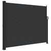 vidaXL Seitenmarkise Ausziehbar Schwarz 160x500 cm