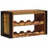 vidaXL Weinregal Braun 100 x 45 x 33 cm Massives Altholz