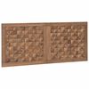 vidaXL Bettkopfteil Natur Massivholz Teak