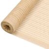 vidaXL Zaunblende Beige 2x50 m HDPE 195 g/m&sup2;