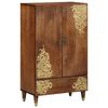 vidaXL Highboard Honigbraun 60 x 33 x 100 cm Massivholz Mango
