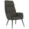 vidaXL Relaxsessel Dunkelgrau Wildleder-Optik