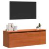 vidaXL Wandschrank Wachsbraun 100 x 30 x 35 cm Massives Kiefernholz
