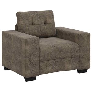 vidaXL Sofa-Sessel Dunkelgrau 60 cm Kunstleder