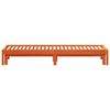 vidaXL Tagesbett Ausziehbar Wachsbraun 90x190 cm Massivholz Kiefer
