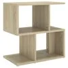 vidaXL Nachttisch Sonoma-Eiche 50x30x51,5 cm Holzwerkstoff