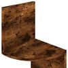 vidaXL Wand-Eckregal R&auml;uchereiche 19x19x123 cm Holzwerkstoff
