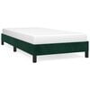 vidaXL Bettgestell ohne Matratze Dunkelgr&uuml;n 80x200 cm Samt