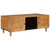 vidaXL Couchtisch Hellbraun 100 x 54 x 40 cm Massivholz Mango