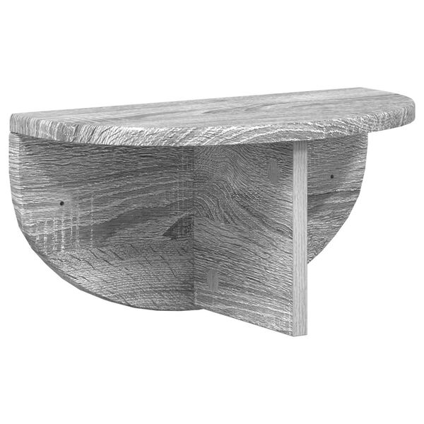 vidaXL Wandregal Graues Sonoma 38 x 19 x 19 cm Holzwerkstoff