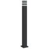 vidaXL Wegeleuchte Schwarz 110 cm Aluminium