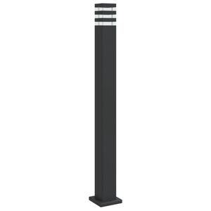 vidaXL Wegeleuchte Schwarz 110 cm Aluminium