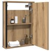vidaXL Bad-Spiegelschrank Artisan-Eiche 42x12x60 cm Holzwerkstoff
