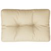 vidaXL Palettenkissen Beige 50x40x12 cm Stoff