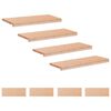 vidaXL Treppenstufen 8 stk. 80 x 25 x 2 cm Natur Massivholz Buche