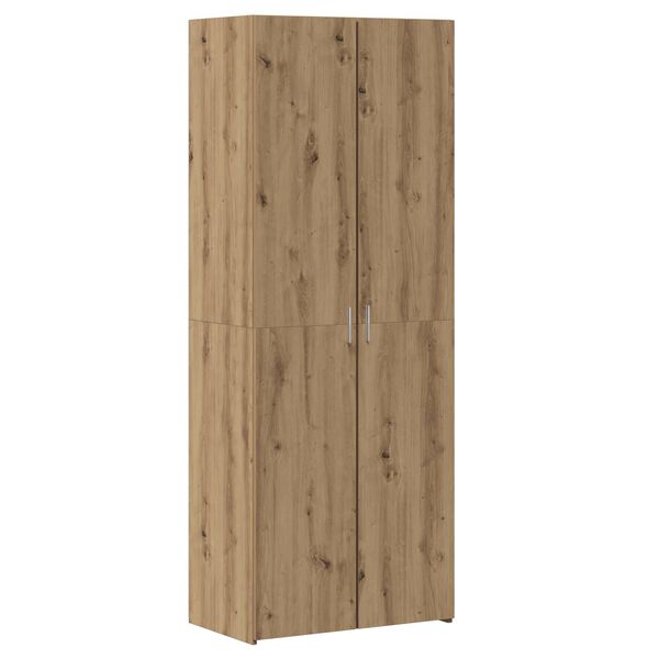 vidaXL Hochboard Artisan-Eiche 70 x 42.5 x 185 cm Holzwerkstoff