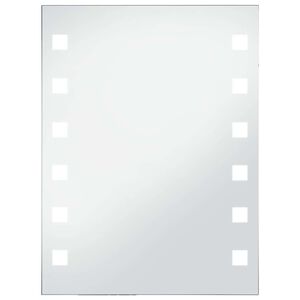 vidaXL Badezimmer-Wandspiegel mit LEDs 60x80 cm