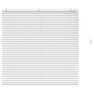 vidaXL Venezianische Jalousie Wei&szlig; 140 x 130 cm 35 mm