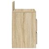 vidaXL Nachttische 2 Stk. mit 2 Schubladen Sonoma-Eiche 40x33x60 cm