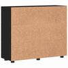 vidaXL Holzschrank Schwarz 88,5 x 30,5 x 73 cm Holzwerkstoff
