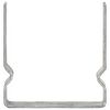 vidaXL Pfostentr&auml;ger 2 Stk. Silbern 14&times;6&times;15 cm Verzinkter Stahl