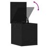 vidaXL Aufbewahrungsbox Schwarz Eichen-Optik 30 x 35 x 35 cm