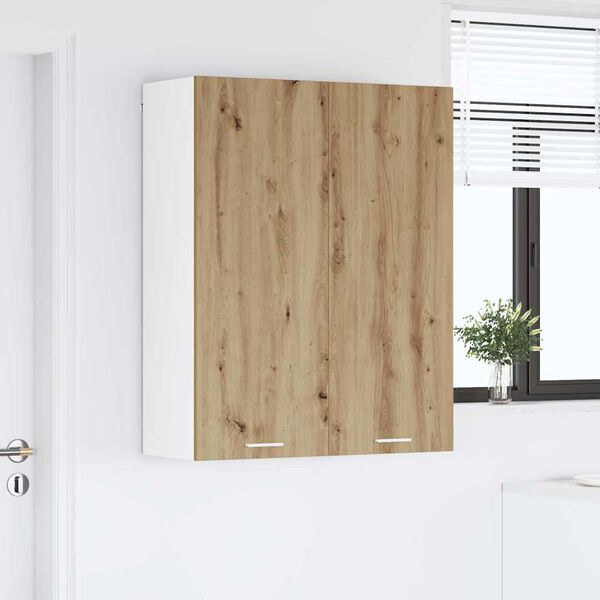 vidaXL H&auml;ngeschrank Artisan-Eiche 80 x 31 x 100 cm Holzwerkstoff