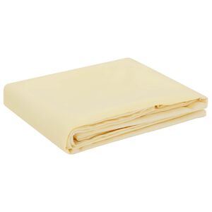 vidaXL Tischdecke Oval Cremewei&szlig; 160 x 220 cm Polyester