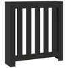 vidaXL Heizk&ouml;rperverkleidung Schwarz 78x20x82 cm Holzwerkstoff