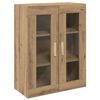 vidaXL H&auml;ngeschrank Artisan-Eiche 69,5x34x90 cm