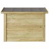 vidaXL Aufbewahrungsbox mit Speicher Natur 80 x 44,5 x 57,5 cm