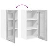 vidaXL H&auml;ngeschrank 2 pcs Graues Sonoma 40 x 31 x 80 cm Holzwerkstoff
