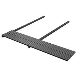 vidaXL Terrassendiele 4 Stk. Grau WPC