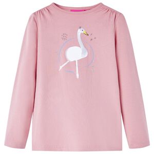 Kinder-Langarmshirt Hellrosa 104