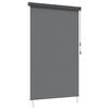 vidaXL Rollo Hellgrau 120 x 250 cm Stoff und Aluminium