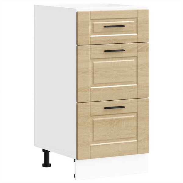 vidaXL Küchenunterschrank Porto Sonoma-Eiche Holzwerkstoff