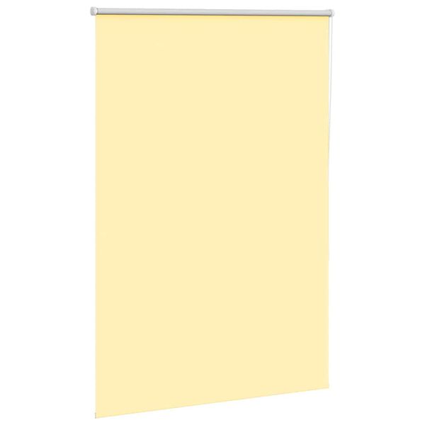 vidaXL Verdunkelungsrollo Gelb 105x150cm Stoffbreite 100,7cm Polyester