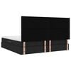 vidaXL Bett mit Stauraum und LED Schwarz 200 x 200 cm Polyester