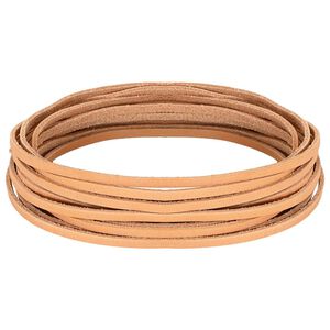 vidaXL Lederriemen Hellbraun 200 x 0,3 cm Leder