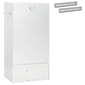 vidaXL R&auml;ucher Ofen 3 stk. 44,5 x 29 x 83 cm Verzinkter Stahl Silber